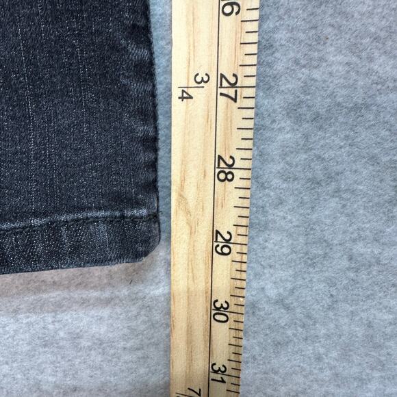 Cabi Smolder High Straight Jeans WMN 2 Black #3560 Cotton Blend Ankle Minimalist - Picture 8 of 9